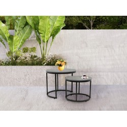 Zestaw stolików kawowych Kontrast SK102B beton 2 sztuki