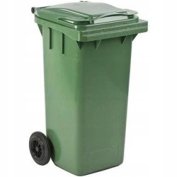 Pojemnik, kubeł, kontener plastik  240l zielony