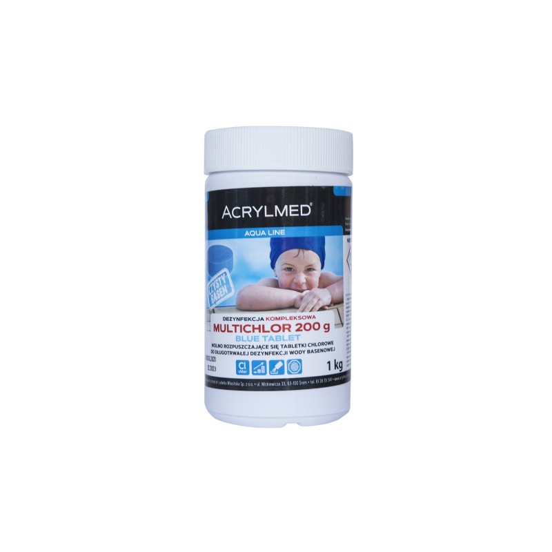 ACRYLMED MULTICHLOR BLUE 200G 1 KG