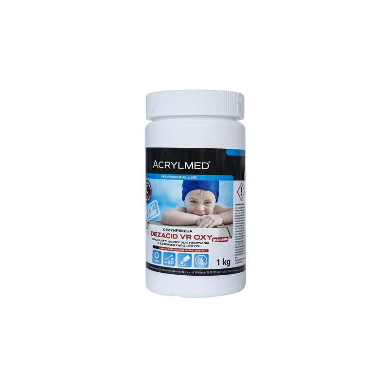 ACRYLMED DEZACID VR WHITE  GRANULAT 1KG