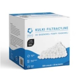 ACRYLMED KULKI DO FILTRA PIASKOWEGO 500G